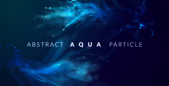 AE模板-粒子生长宣传片片头文字动画模板下载Abstract Aqua Particle