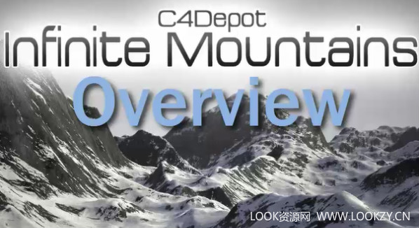 C4D预设-C4d雪山预设模型 Infinite Mountains（含使用教程）