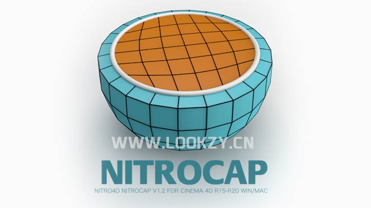 C4D插件-模型补洞封口插件 Nitro4D NitroCap v1.2  Win/Mac