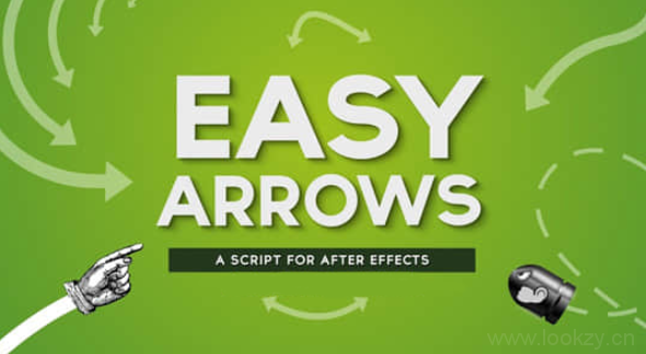 AE脚本-箭头路径动画脚本 Aescripts Easy Arrows v1.5 + 使用教程