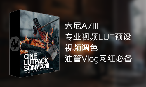 索尼A7III专业视频LUT预设CMG-视频调色 油管Vlog网红必备