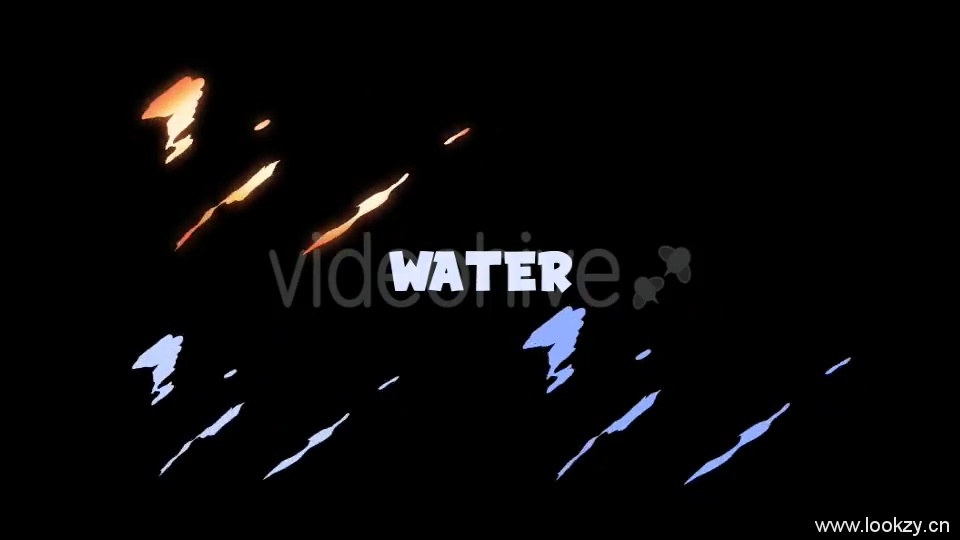 2D Animation Fx Pack 第4季-80个二维卡通动漫能量射击水火血剑光烟尘MG视频素材
