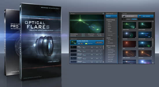 AE插件-专业高级真实镜头光晕耀斑特效 Optical Flares v1.3.8 Win
