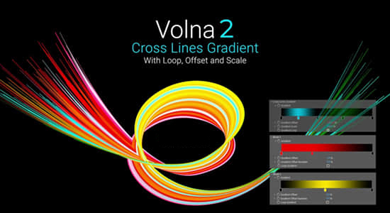 中文汉化AE插件-动态线条路径描边绘制生长动画 Volna V2.1.0 Win