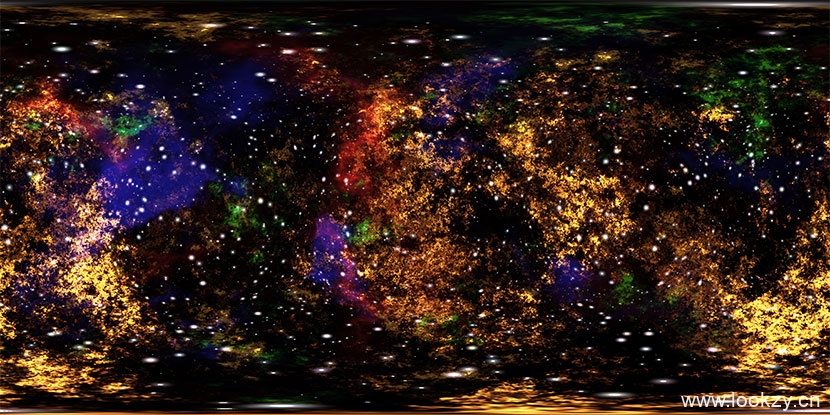 宇宙星空空间HDRI全景图图像合辑C4D模型创意场景3D素材